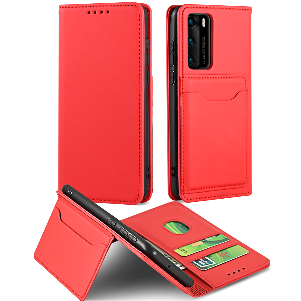Bakeey-for-Huawei-P40-Case-Business-Flip-Magnetic-with-Multi-Card-Slots-Wallet-Shockproof-PU-Leather-1763635-8