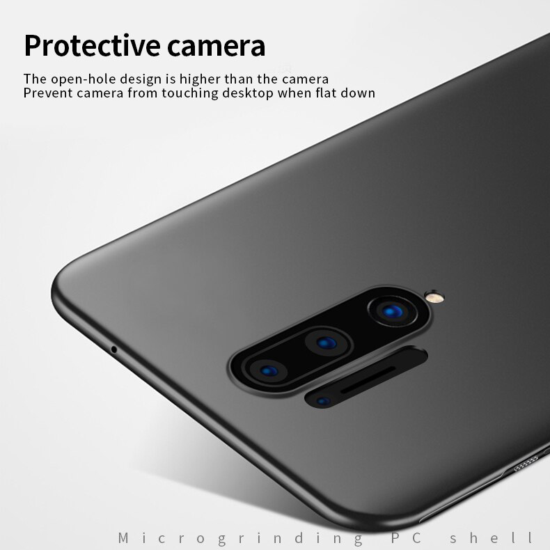 Bakeey-for-OnePlus-8-Pro-Case-Silky-Smooth-Anti-fingerprint-Shockproof-Hard-PC-Protective-Case-Back--1673350-4