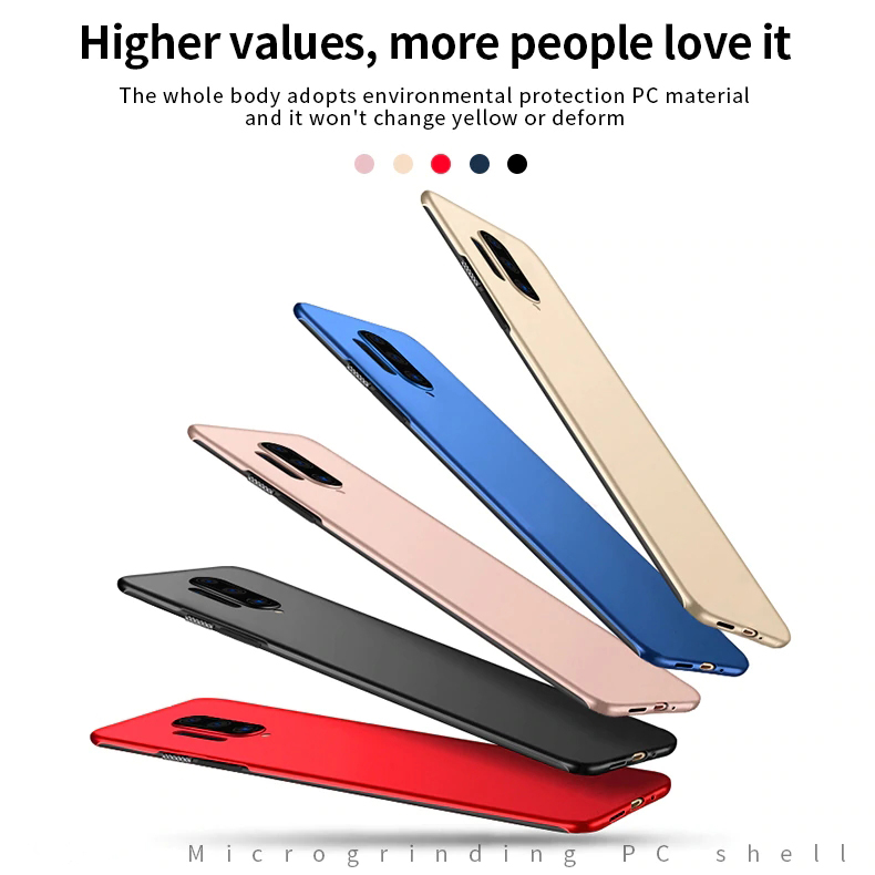Bakeey-for-OnePlus-8-Pro-Case-Silky-Smooth-Anti-fingerprint-Shockproof-Hard-PC-Protective-Case-Back--1673350-8