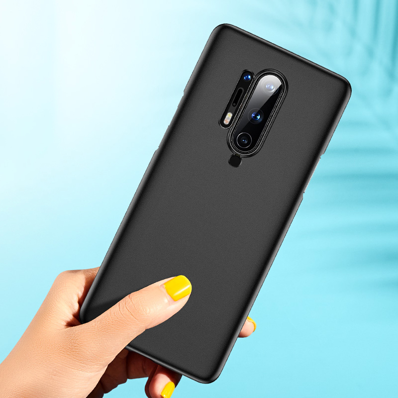 Bakeey-for-OnePlus-8-Pro-Case-Silky-Smooth-Anti-fingerprint-Shockproof-Hard-PC-Protective-Case-Back--1673350-9
