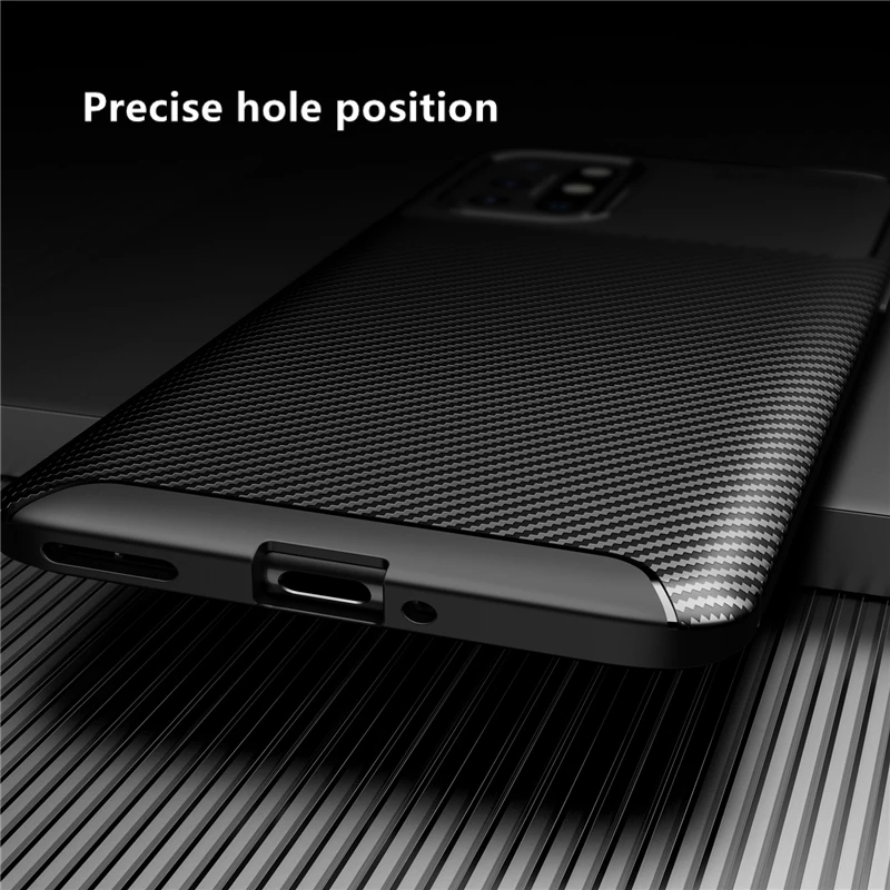 Bakeey-for-OnePlus-8T-Case-Luxury-Carbon-Fiber-Pattern-Shockproof-Silicone-Protective-Case-1773800-6
