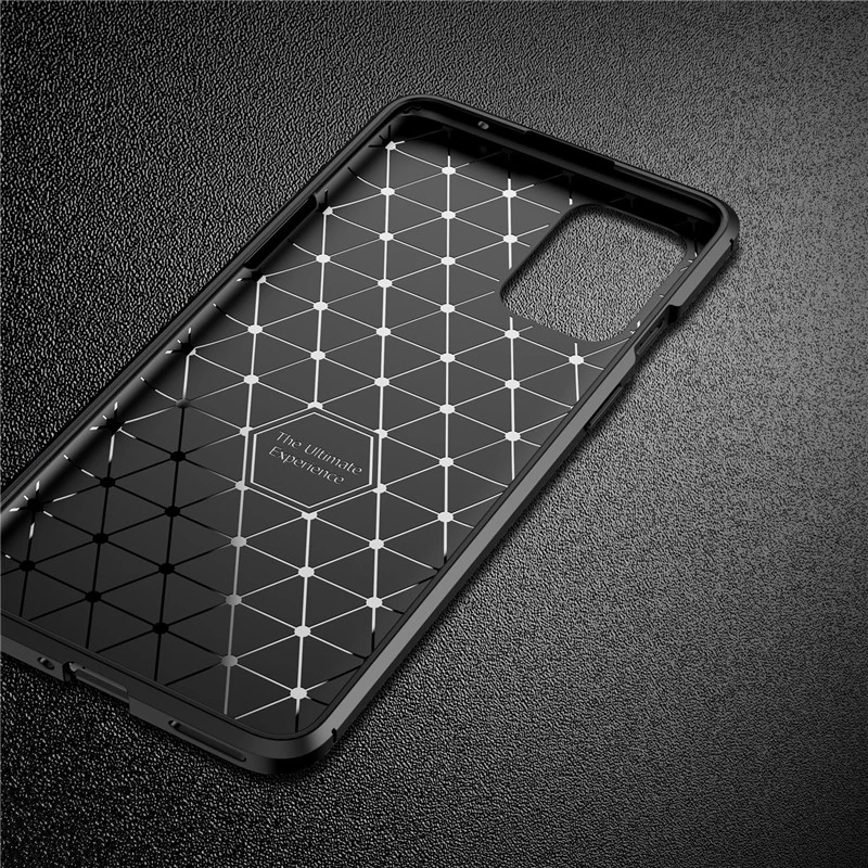 Bakeey-for-OnePlus-8T-Case-Luxury-Carbon-Fiber-Pattern-Shockproof-Silicone-Protective-Case-1773800-7
