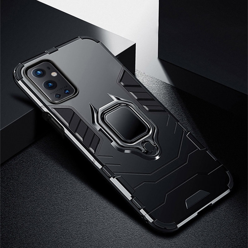 Bakeey-for-OnePlus-9-Pro-Case-Armor-Shockproof-Magnetic-with-360deg-Rotation-Finger-Ring-Holder-Stan-1846302-8