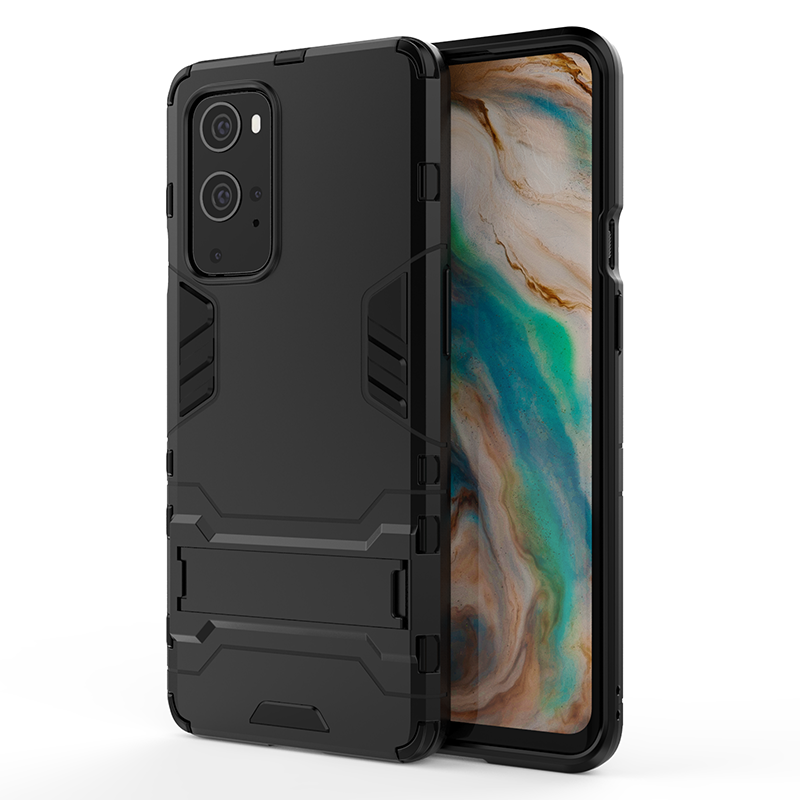 Bakeey-for-OnePlus-9-Pro-Case-Armor-with-Bracket-Shockproof-PC-Protective-Case-Back-Cover-1846284-3