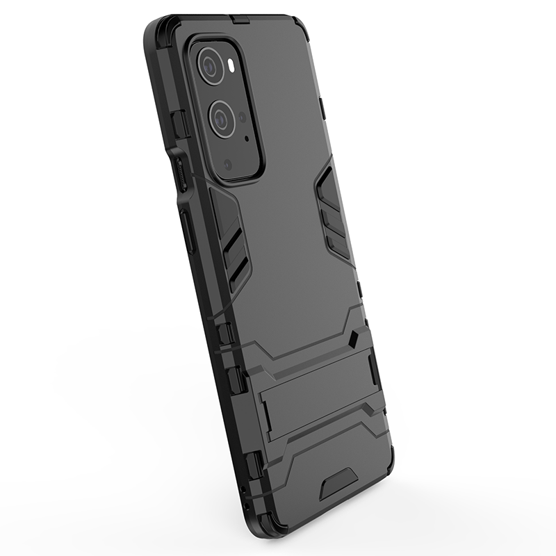Bakeey-for-OnePlus-9-Pro-Case-Armor-with-Bracket-Shockproof-PC-Protective-Case-Back-Cover-1846284-4