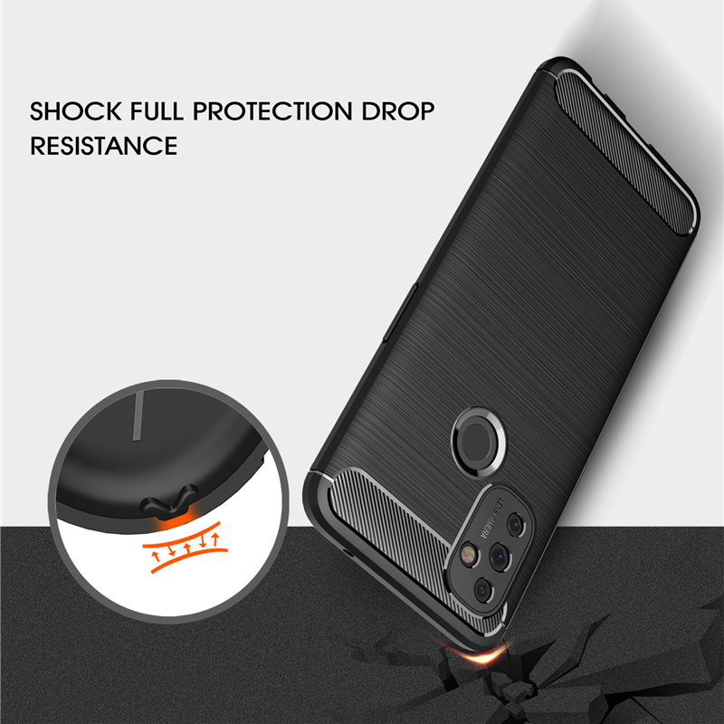 Bakeey-for-OnePlus-Nord-N100-Case-Carbon-Fiber-Texture-Shockproof-TPU-Protective-Case-Back-Cover-1823551-4