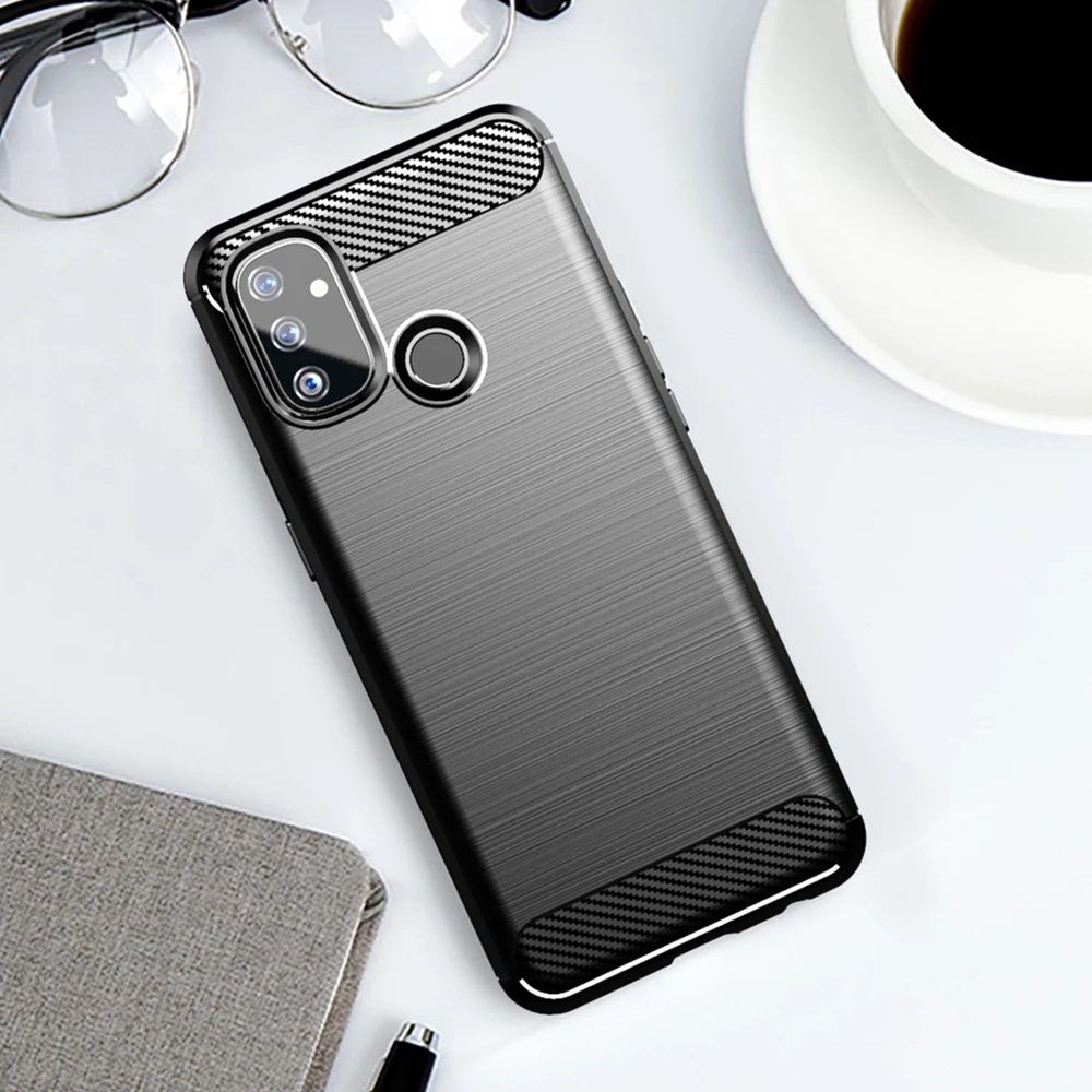 Bakeey-for-OnePlus-Nord-N100-Case-Carbon-Fiber-Texture-Shockproof-TPU-Protective-Case-Back-Cover-1823551-8
