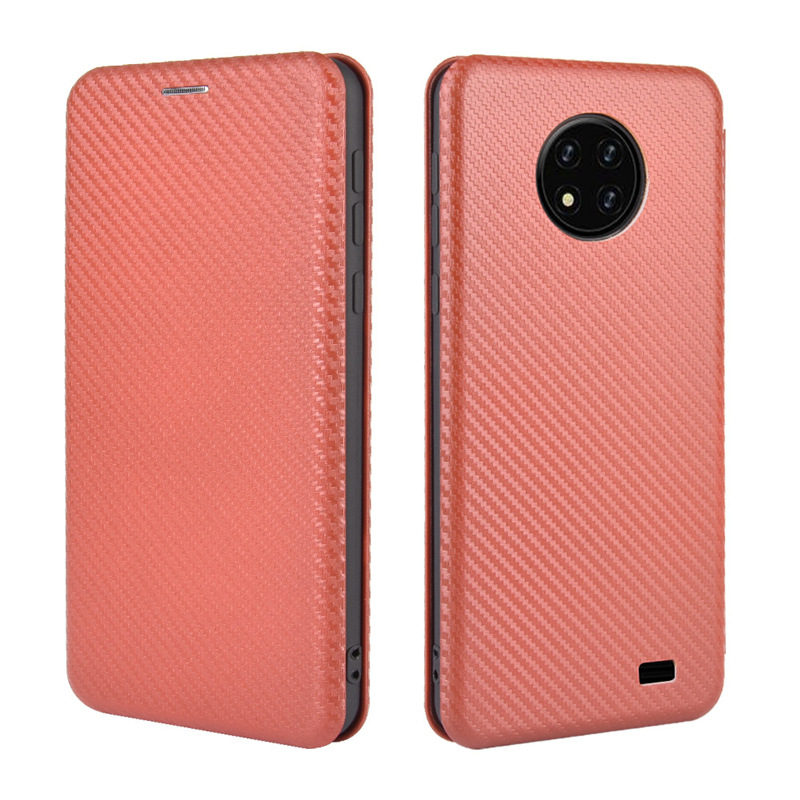 Bakeey-for-Oukitel-C19-Case-Carbon-Fiber-Pattern-Flip-with-Card-Slot-Stand-PU-Leather-Shockproof-Ful-1776711-16
