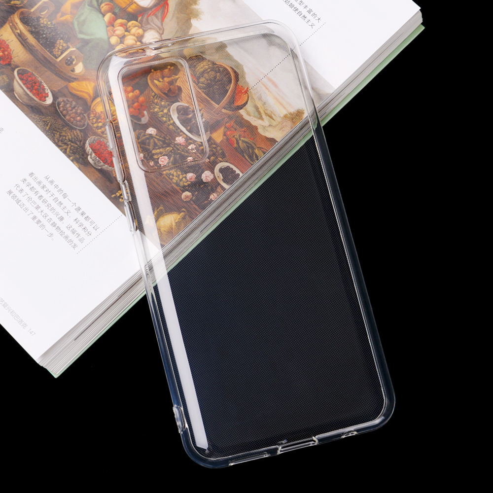 Bakeey-for-Oukitel-C21-Protective-Case-with-Lens-Protector-Shockproof-Transparent-Non-Yellow-Soft-TP-1826956-1