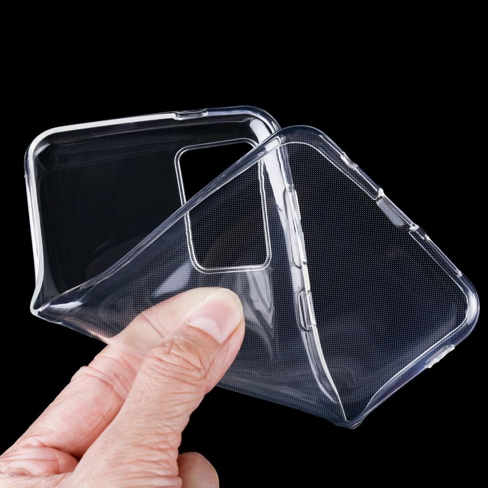 Bakeey-for-Oukitel-C21-Protective-Case-with-Lens-Protector-Shockproof-Transparent-Non-Yellow-Soft-TP-1826956-2