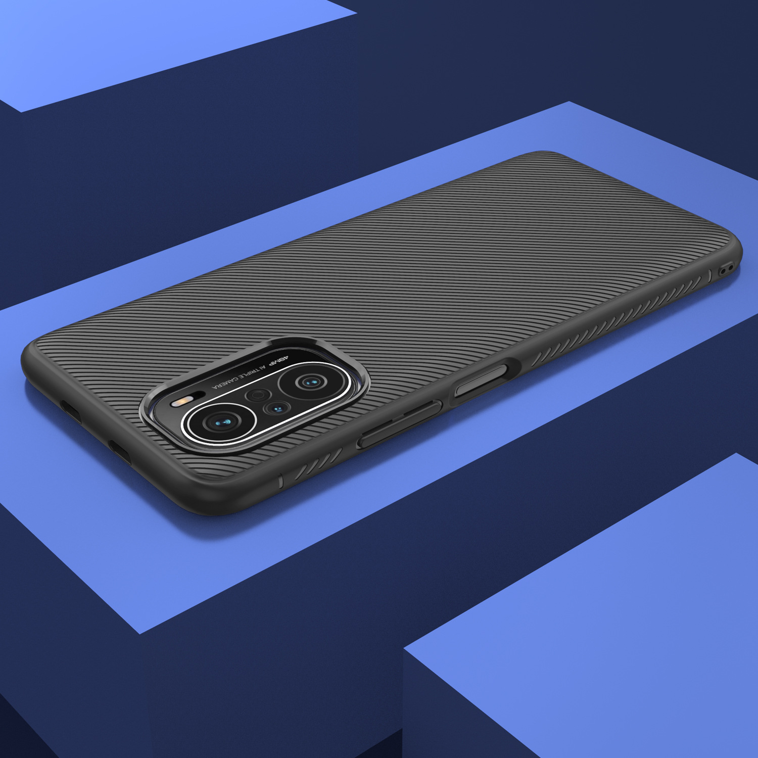 Bakeey-for-POCO-F3-Global-Version-Case-Carbon-Fiber-Texture-Slim-Soft-Silicone-Shockproof-Protective-1844941-7