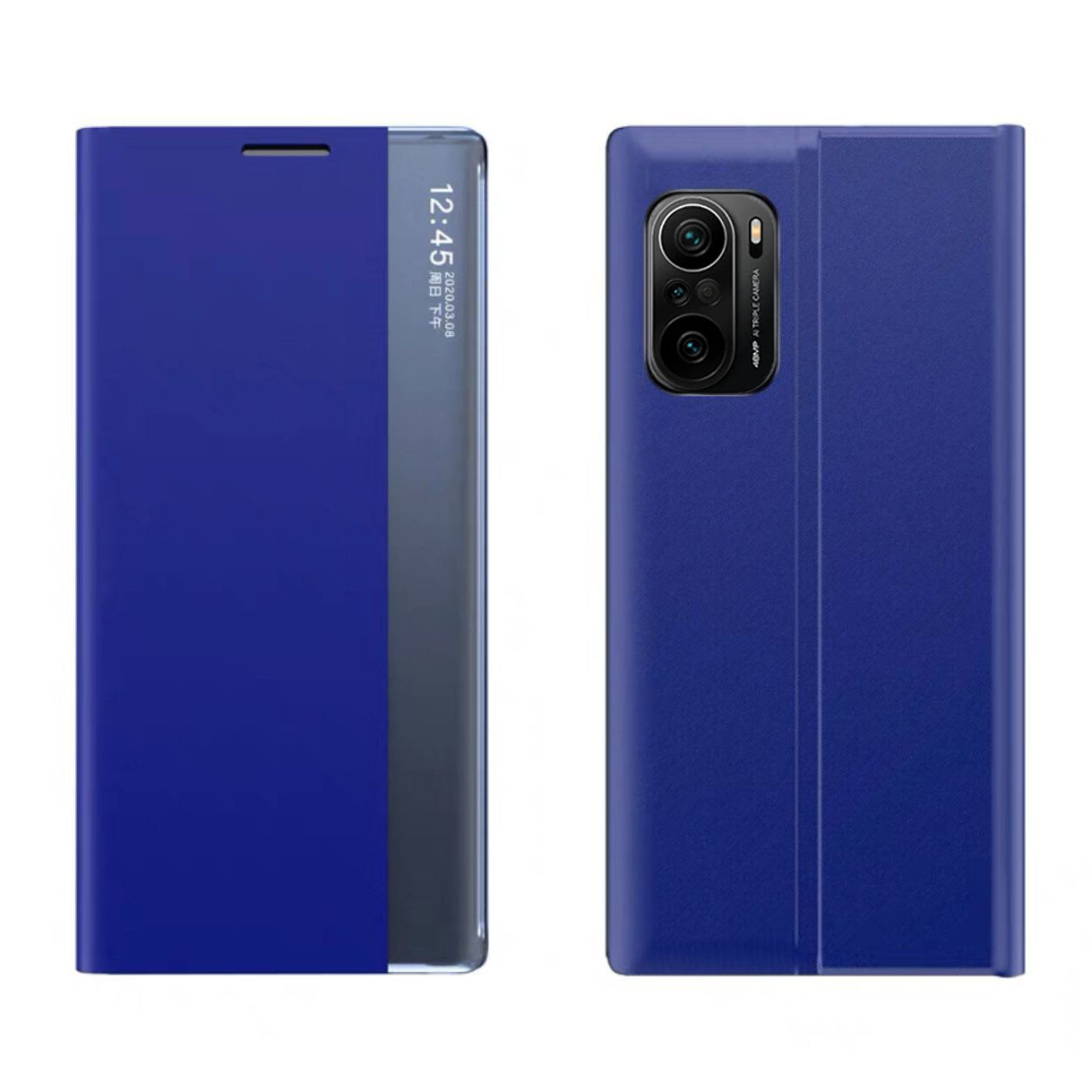 Bakeey-for-POCO-F3-Global-Version-Case-Magnetic-Foldable-Flip-Smart-Sleep-Window-View-Stand-PU-Leath-1845001-11
