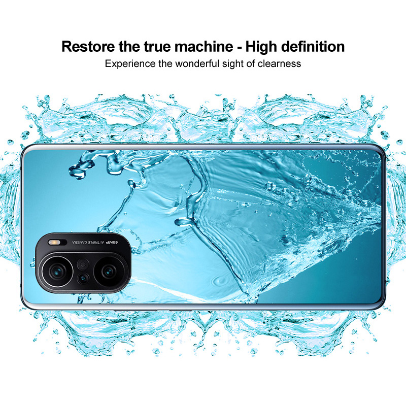 Bakeey-for-POCO-F3-Global-Version-Protective-Case-Crystal-Transparent-Shockproof-Non-Yellow-with-Len-1844861-3