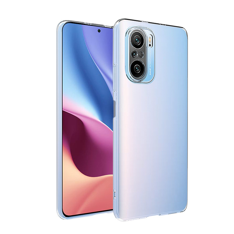 Bakeey-for-POCO-F3-Global-Version-Protective-Case-Crystal-Transparent-Shockproof-Non-Yellow-with-Len-1844861-4