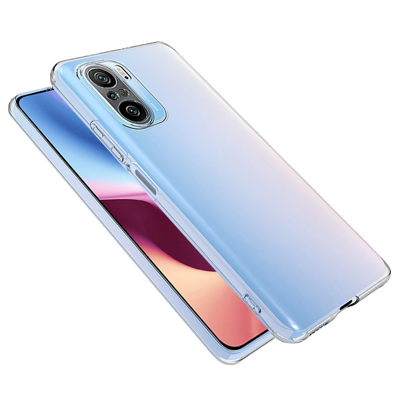 Bakeey-for-POCO-F3-Global-Version-Protective-Case-Crystal-Transparent-Shockproof-Non-Yellow-with-Len-1844861-8