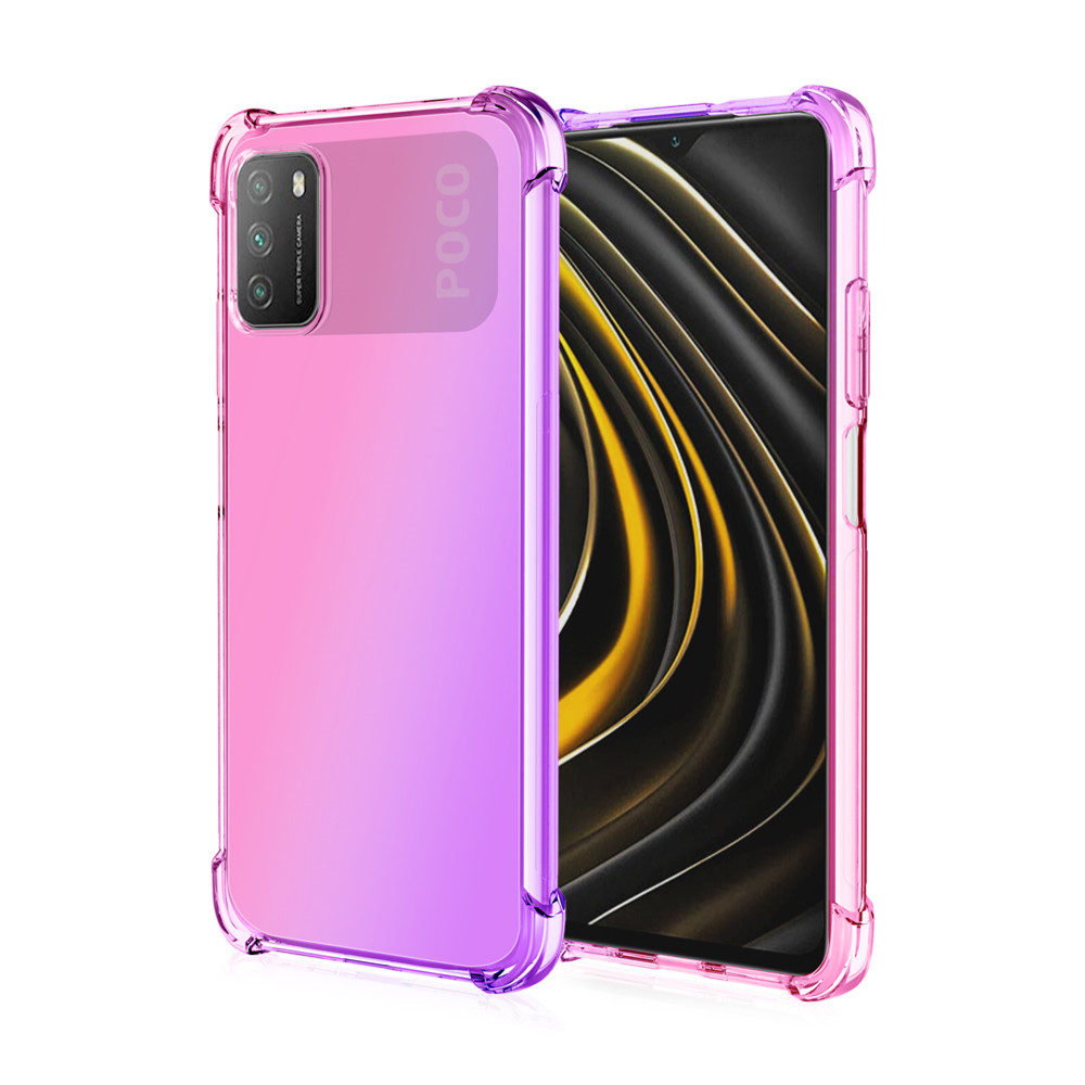 Bakeey-for-POCO-M3-Case-Gradient-Color-with-Four-Corner-Airbag-Shockproof-Translucent-Soft-TPU-Prote-1791597-13