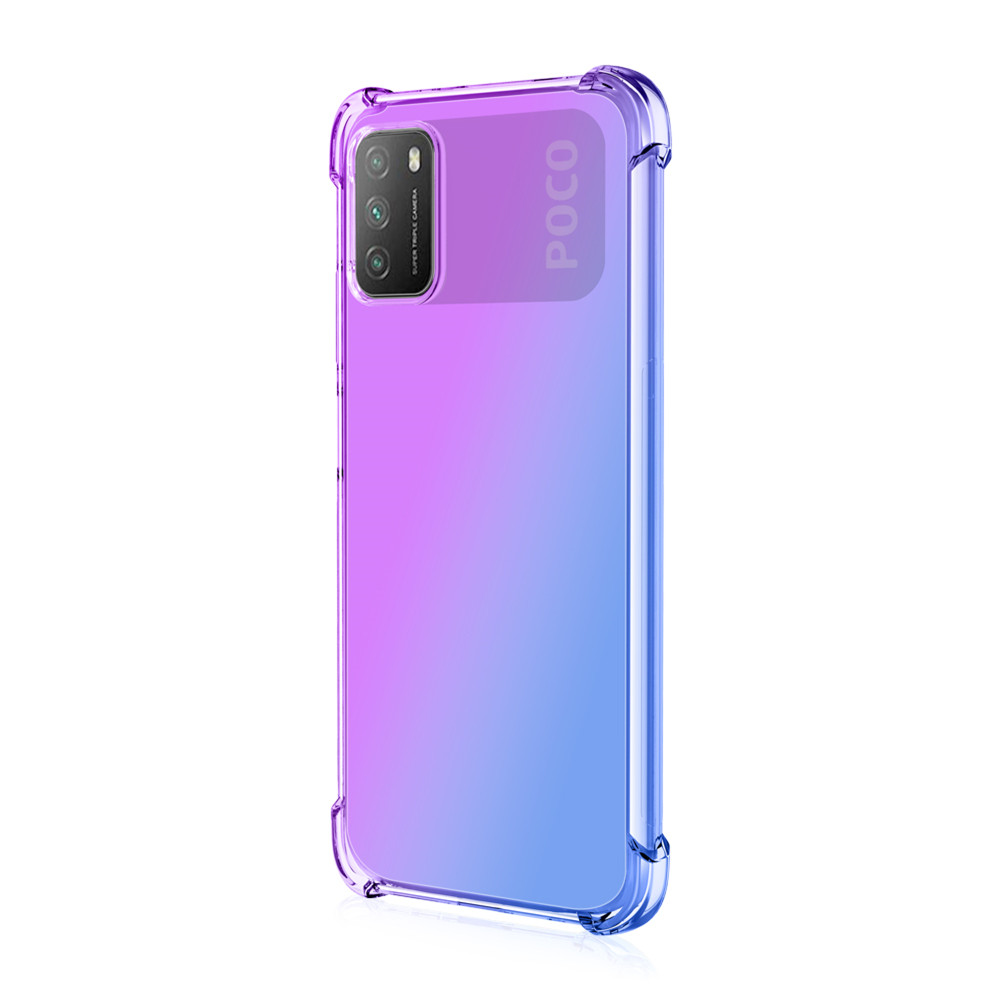 Bakeey-for-POCO-M3-Case-Gradient-Color-with-Four-Corner-Airbag-Shockproof-Translucent-Soft-TPU-Prote-1791597-7