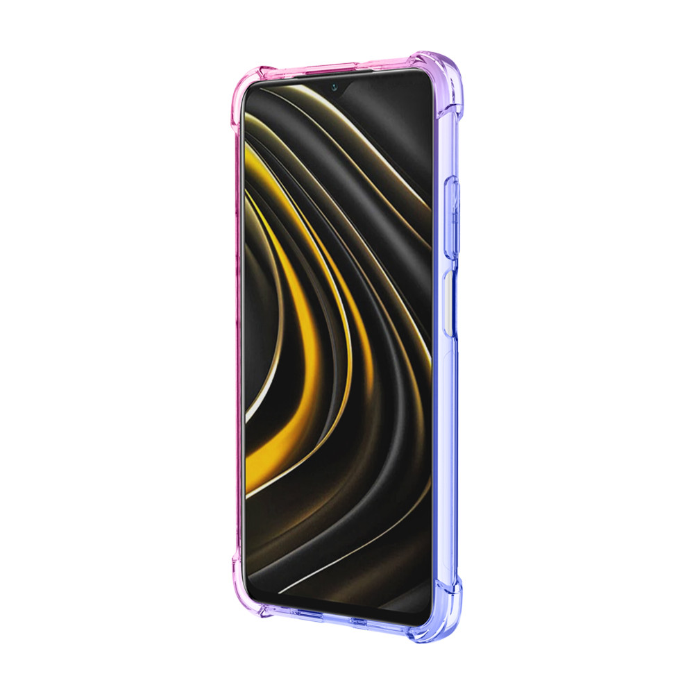 Bakeey-for-POCO-M3-Case-Gradient-Color-with-Four-Corner-Airbag-Shockproof-Translucent-Soft-TPU-Prote-1791597-8