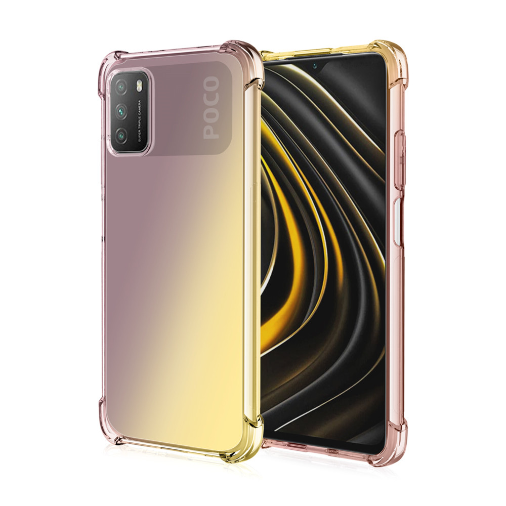 Bakeey-for-POCO-M3-Case-Gradient-Color-with-Four-Corner-Airbag-Shockproof-Translucent-Soft-TPU-Prote-1791597-10