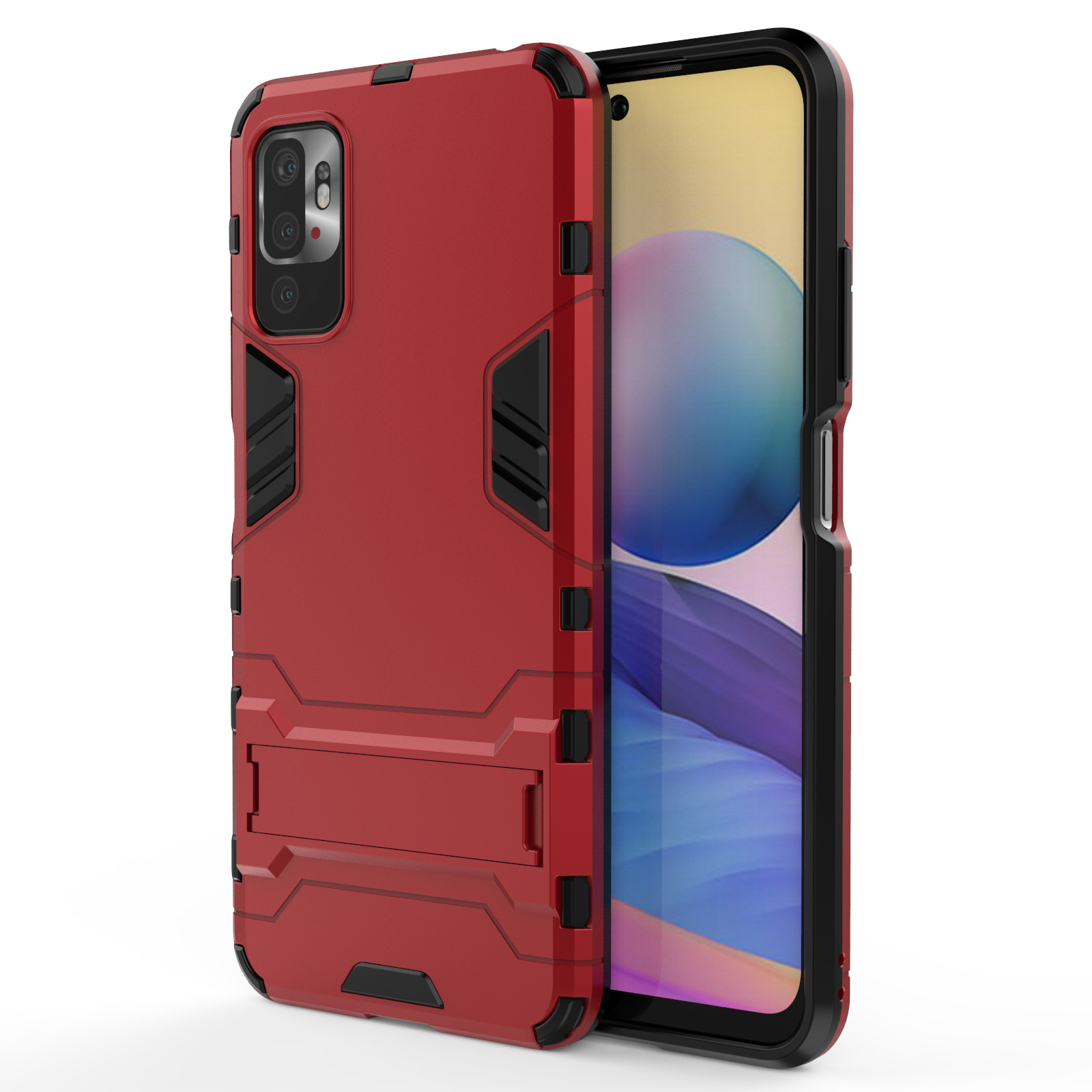 Bakeey-for-POCO-M3-Pro-5G-NFC-Global-Version-Xiaomi-Redmi-Note-10-5G-Case-Armor-with-Bracket-Shockpr-1858298-3