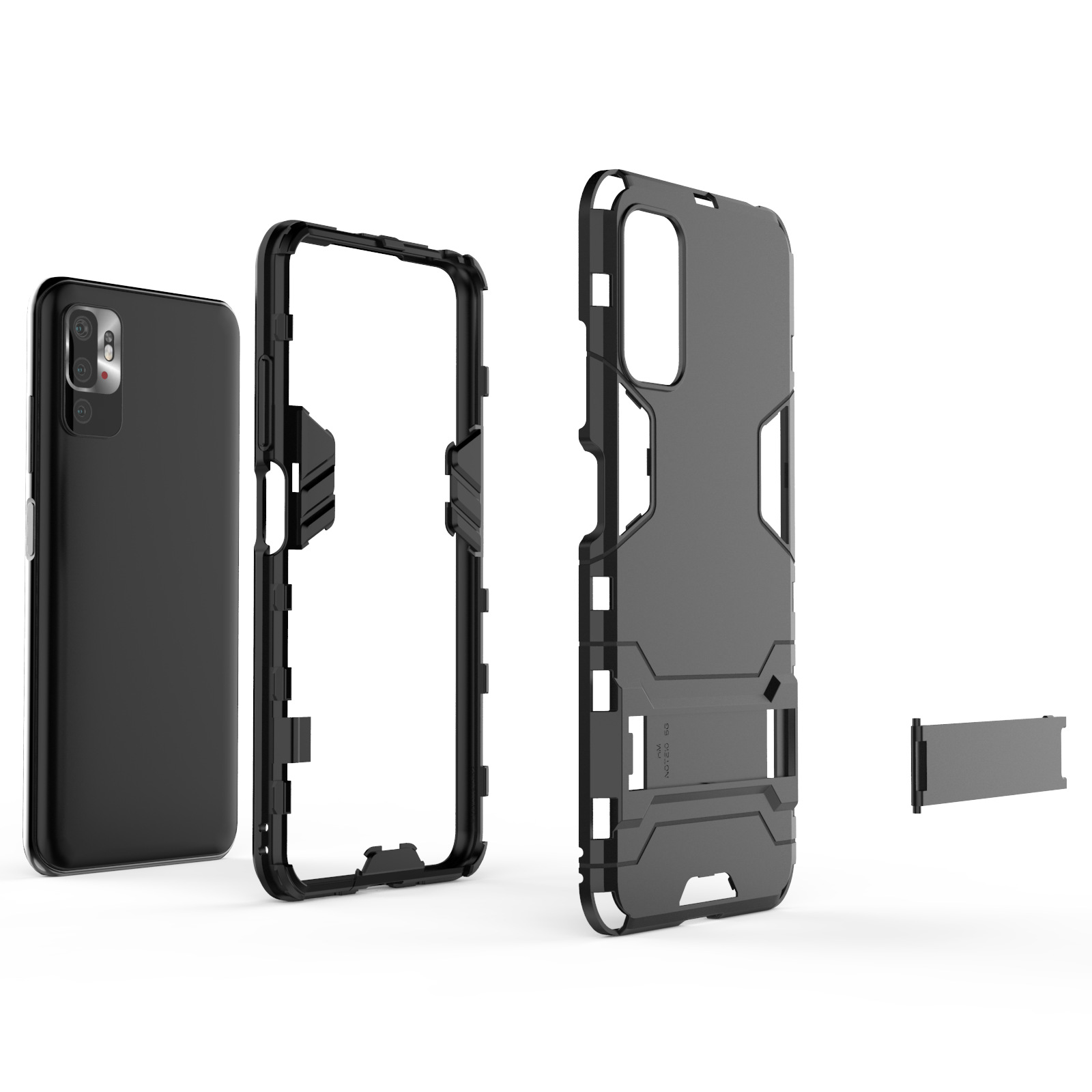 Bakeey-for-POCO-M3-Pro-5G-NFC-Global-Version-Xiaomi-Redmi-Note-10-5G-Case-Armor-with-Bracket-Shockpr-1858298-5