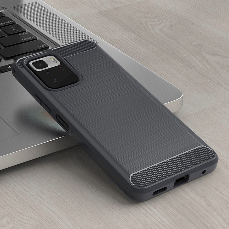Bakeey-for-POCO-X3-GT-Case-Carbon-Fiber-Texture-Shockproof-TPU-Protective-Case-Back-Cover-1889204-8