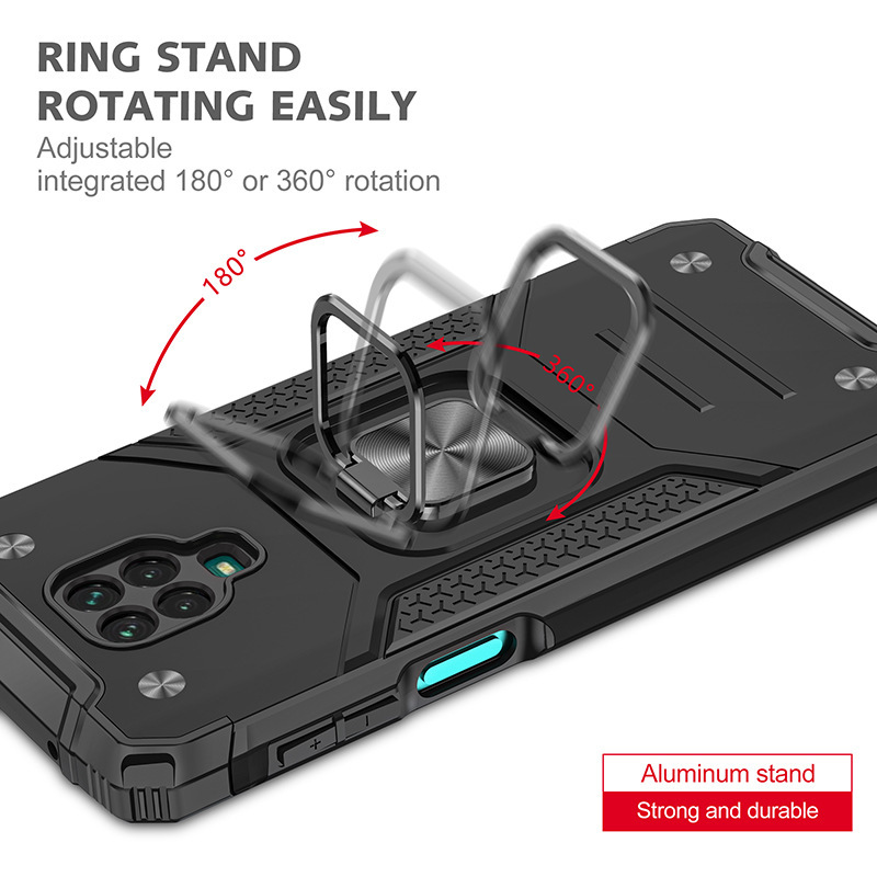 Bakeey-for-POCO-X3-NFC-Case-Magnetic-with-Ring-Holder-Stand-Shockproof-PC--TPU-Protective-Case-Back--1781791-6