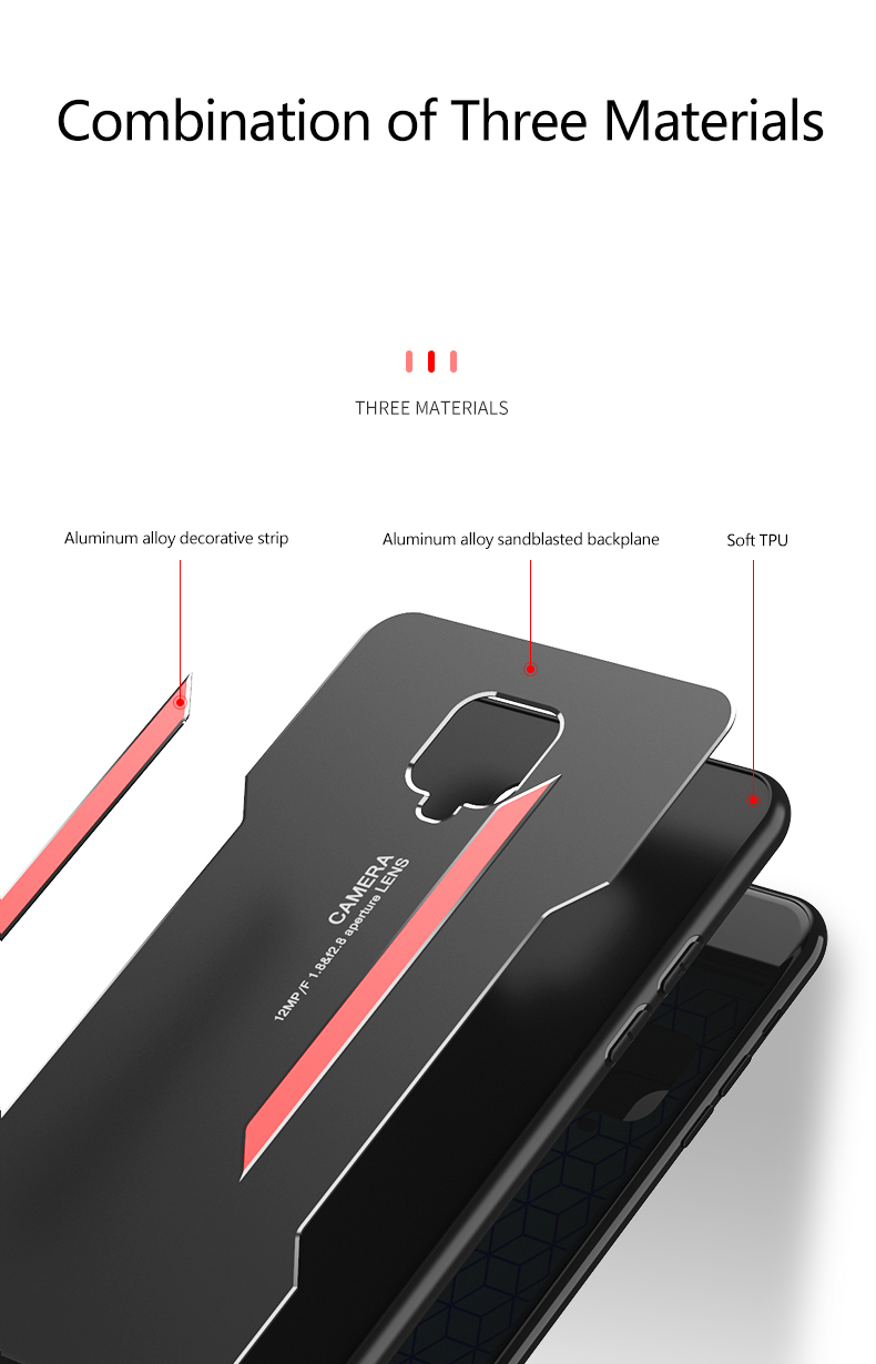 Bakeey-for-POCO-X3-NFC-Case-Matte-Metal--TPU-Edge-Shockproof-Anti-Fingerprint-Protective-Case-Non-or-1815370-7