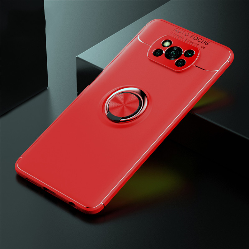 Bakeey-for-POCO-X3-PRO---POCO-X3-NFC-Case-360ordm-Rotating-Magnetic-Ring-Holder-Soft-Silicone-Shockp-1739758-15