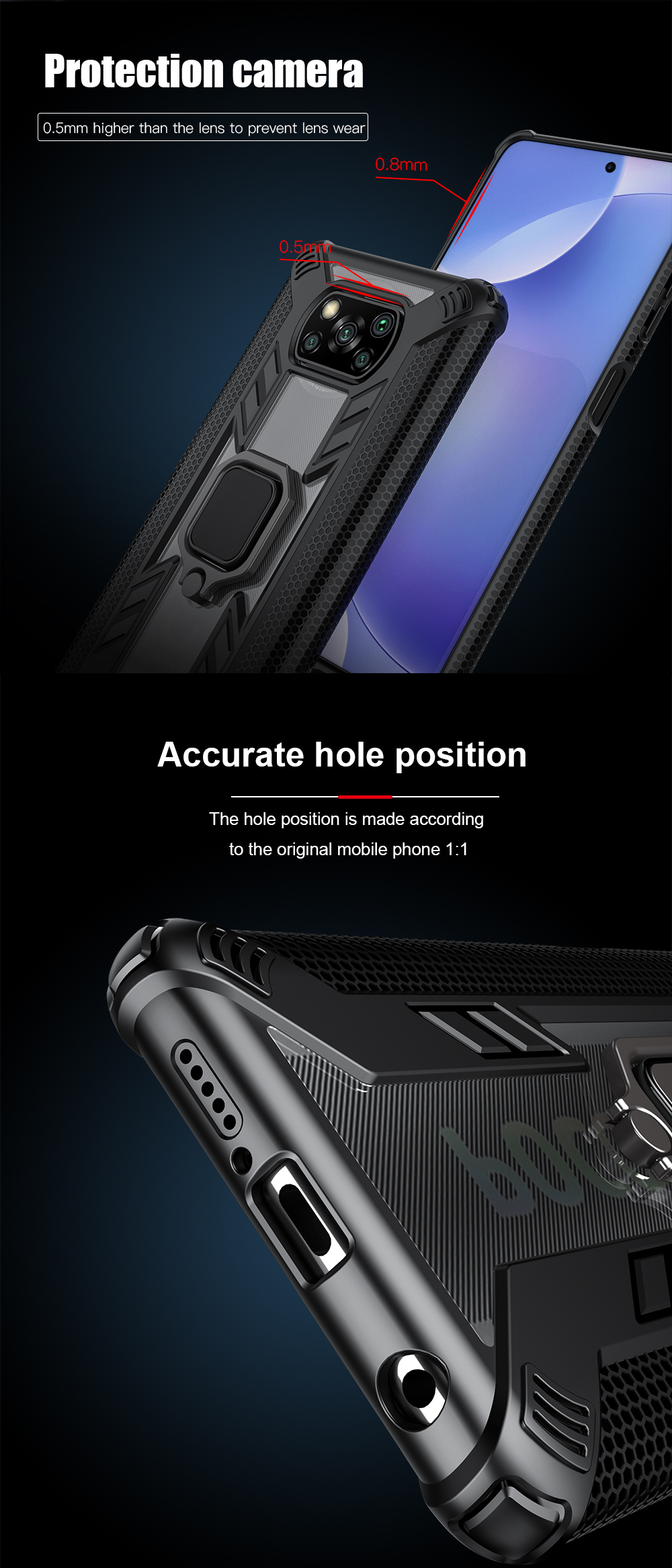 Bakeey-for-POCO-X3-PRO---POCO-X3-NFC-Case-Armor-Shockproof-Magnetic-with-360-Rotation-Finger-Ring-Ho-1758210-5