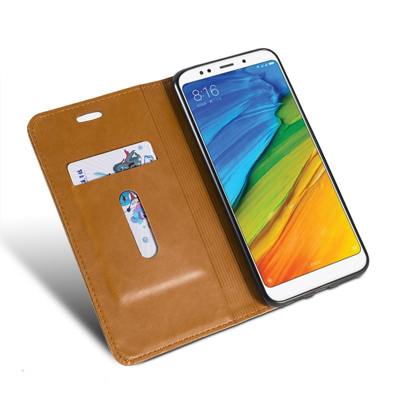 Bakeey-for-POCO-X3-PRO---POCO-X3-NFC-Case-Wooden-Texture-Flip-with-Card-Slot-Stand-PU-Leather-Full-B-1749726-5