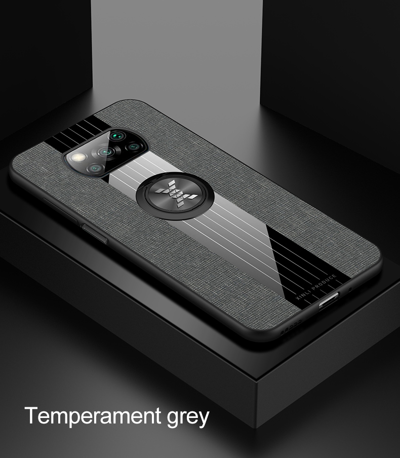 Bakeey-for-POCO-X3-PRO---POCO-X3-NFC-Case-with-Magnetic-Ring-Bracket-Stand-Shockproof-Breathable-Clo-1751139-12