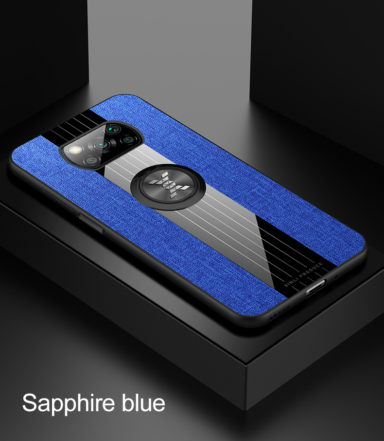 Bakeey-for-POCO-X3-PRO---POCO-X3-NFC-Case-with-Magnetic-Ring-Bracket-Stand-Shockproof-Breathable-Clo-1751139-14