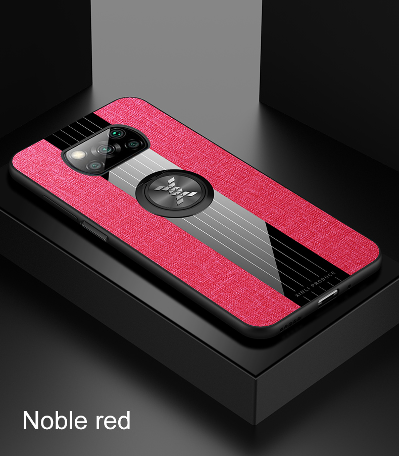 Bakeey-for-POCO-X3-PRO---POCO-X3-NFC-Case-with-Magnetic-Ring-Bracket-Stand-Shockproof-Breathable-Clo-1751139-15