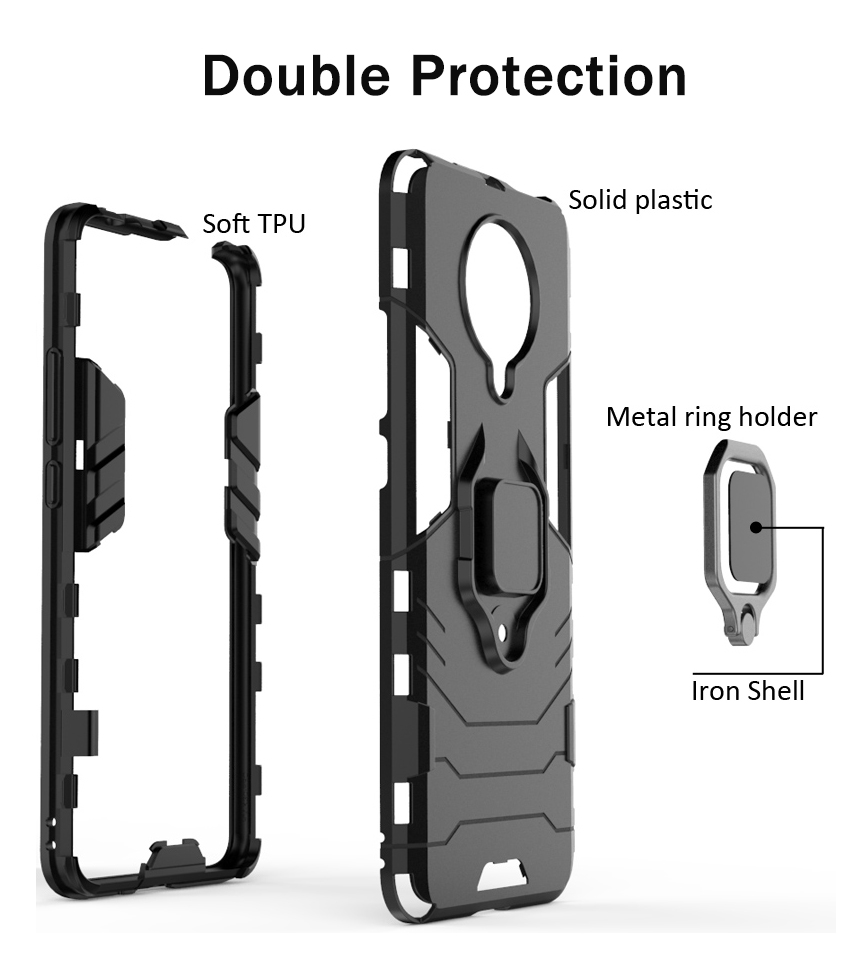 Bakeey-for-Poco-F2-Pro-Case-Armor-Shockproof-Anti-fingerprint-with-360deg-Rotation-Magnetic-Ring-Bra-1680762-2