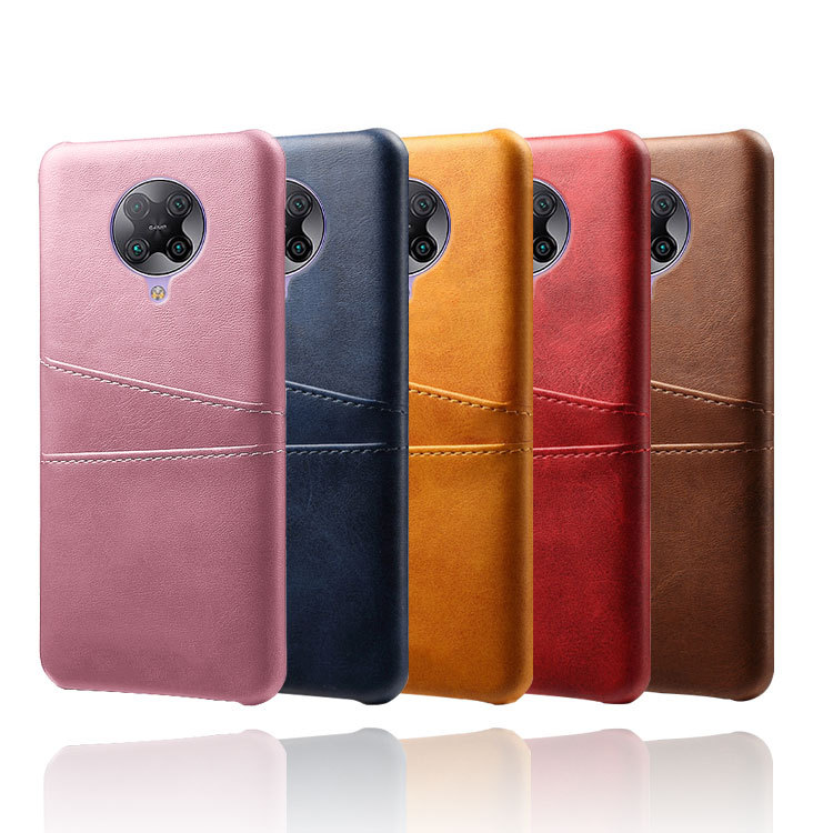 Bakeey-for-Poco-F2-Pro-Case-Luxury-with-Double-Card-Slots-Bumpers-Shockproof-PU-Leather--PC-Protecti-1680766-1