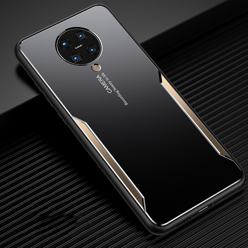 Bakeey-for-Poco-F2-Pro-Case-Matte-Metal--TPU-Edge-Shockproof-Anti-fingerprint-Protective-Case-Back-C-1695731-13