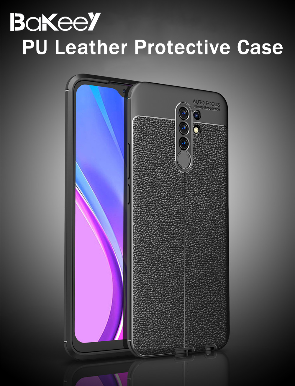 Bakeey-for-Redmi-9-Case-Business-Litchi-Texture-Shockproof-PU-Leather-with-Lens-Protector-Protective-1707279-1