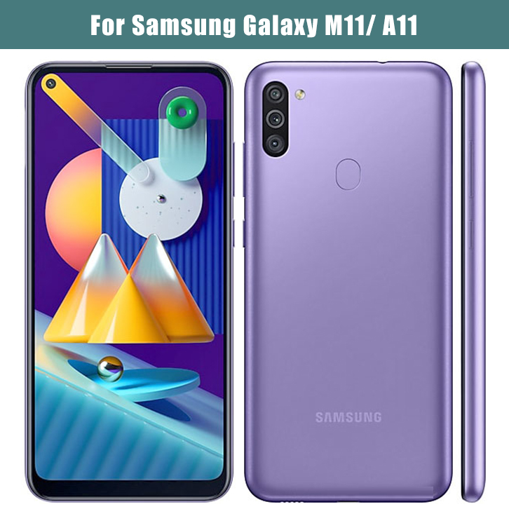 Bakeey-for-Samsung-Galaxy-M11--Galaxy-A11-Case-Magnetic-Flip-Smart-Sleep-Window-View-Shockproof-PU-L-1748896-1