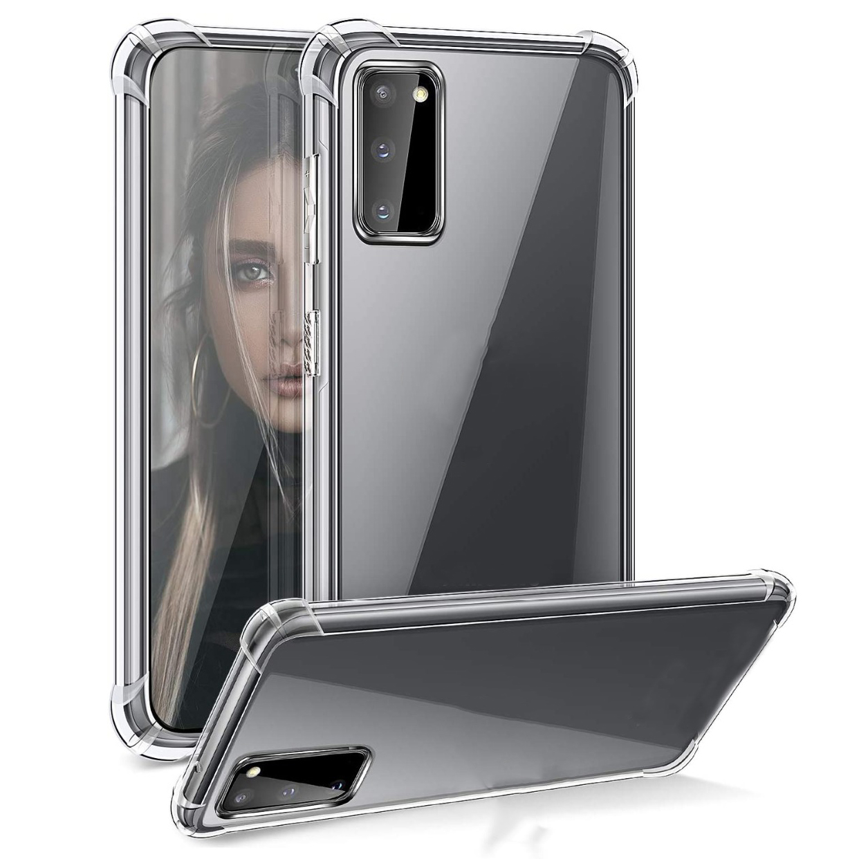Bakeey-for-Samsung-Galaxy-Note-20-Case-with-Air-Bag-Shockproof-Transparent-Non-Yellow-Soft-TPU-Prote-1726764-9