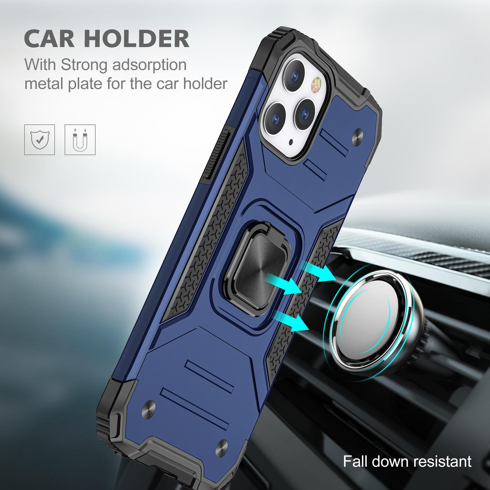 Bakeey-for-Samsung-Galaxy-Note-20-Ultra--Galaxy-Note20-Ultra-5G-Case-Magnetic-with-Ring-Holder-Stand-1781790-3