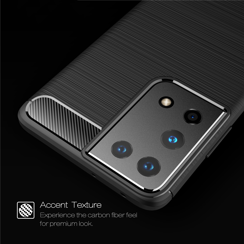 Bakeey-for-Samsung-Galaxy-S21--Galaxy-S21--Galaxy-S21-Ultra-Case-Carbon-Fiber-Texture-with-Lens-Prot-1820464-5