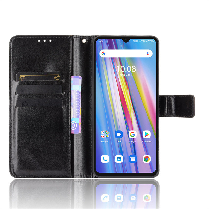 Bakeey-for-Umidigi-A11-Case-Magnetic-Flip-with-Multiple-Card-Slot-Folding-Stand-PU-Leather-Shockproo-1869924-3