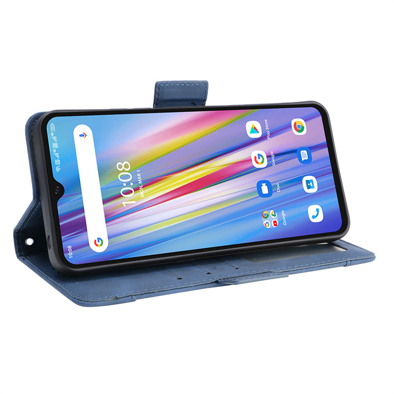 Bakeey-for-Umidigi-A11-Case-Magnetic-Flip-with-Multiple-Card-Slot-Wallet-Folding-Stand-PU-Leather-Sh-1915488-12