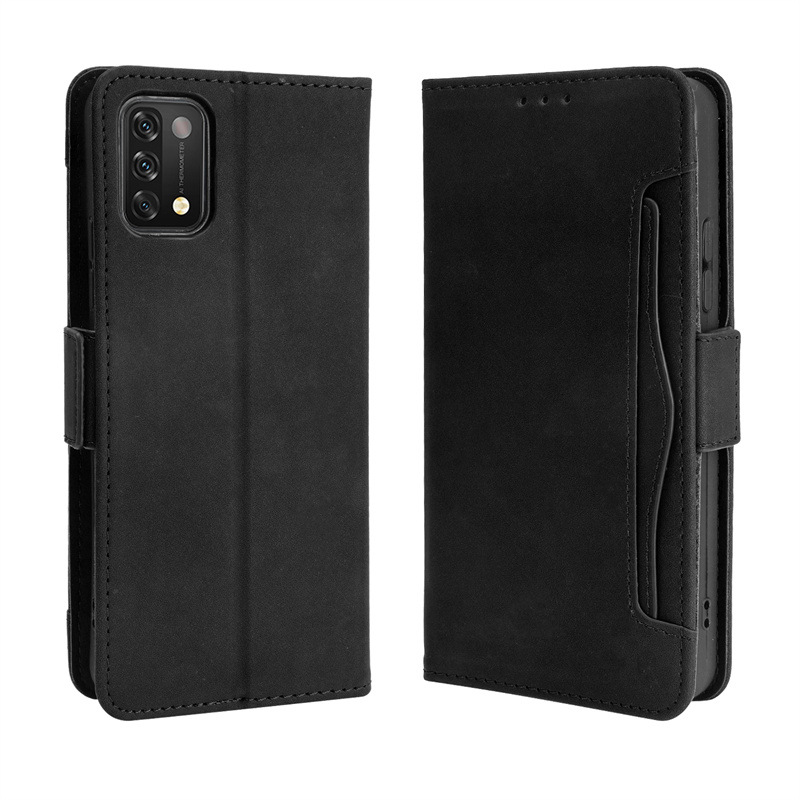 Bakeey-for-Umidigi-A11-Case-Magnetic-Flip-with-Multiple-Card-Slot-Wallet-Folding-Stand-PU-Leather-Sh-1915488-5
