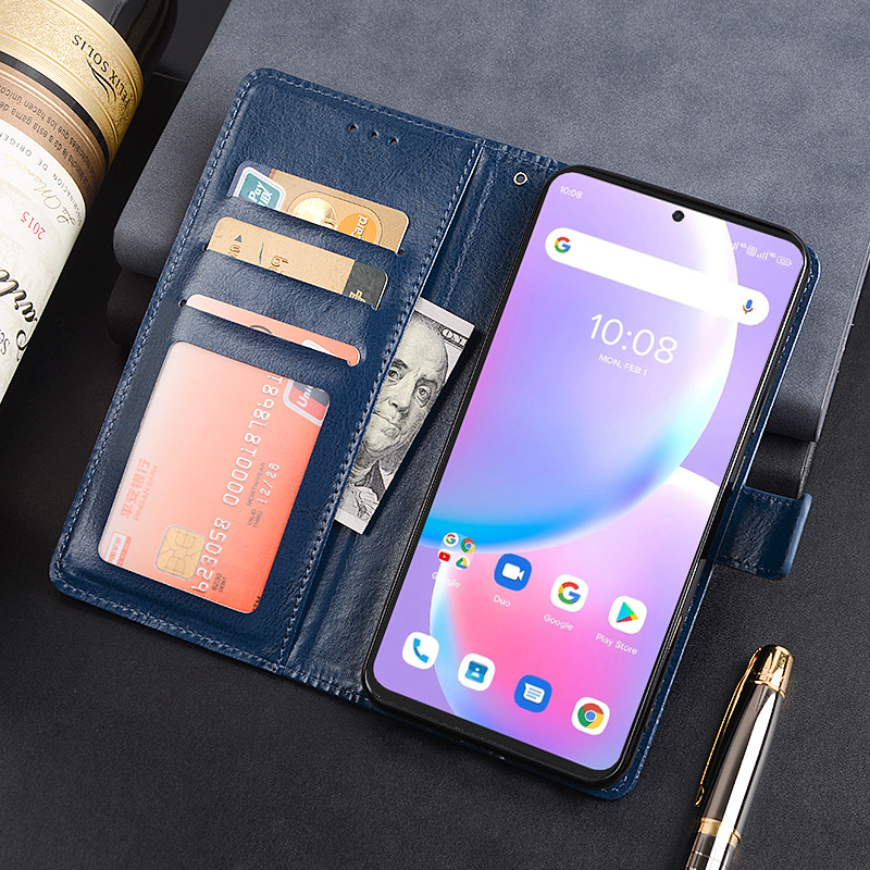 Bakeey-for-Umidigi-A11-Pro-Max-Case-Magnetic-Flip-with-Multiple-Card-Slot-Folding-Stand-PU-Leather-S-1915170-2