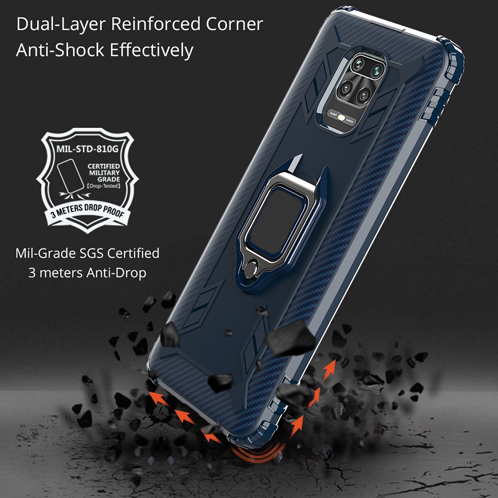 Bakeey-for-Xiaomi-Mi-10-Lite-Case-Carbon-Fiber-Pattern-Armor-Shockproof-Anti-fingerprint-with-360deg-1697245-3