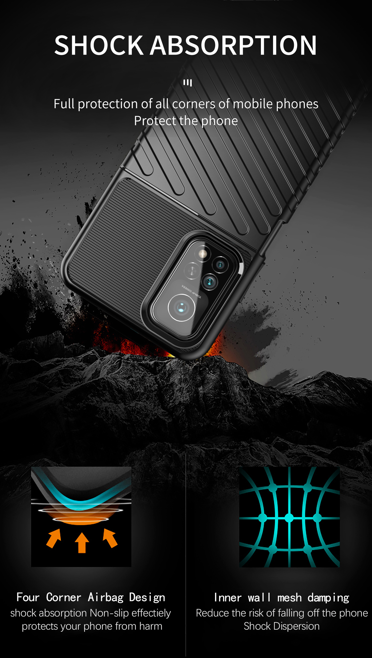 Bakeey-for-Xiaomi-Mi-10T--Mi-10T-Pro-Case-Anti-Slip-Anti-Scratch-Shockproof-Soft-Silicone-Protective-1781788-6