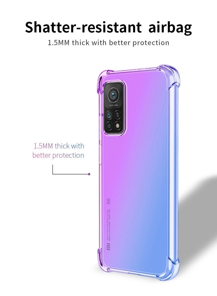 Bakeey-for-Xiaomi-Mi-10T10T-Pro-Case-Gradient-Color-with-Four-Corner-Airbags-Shockproof-Translucent--1758675-2