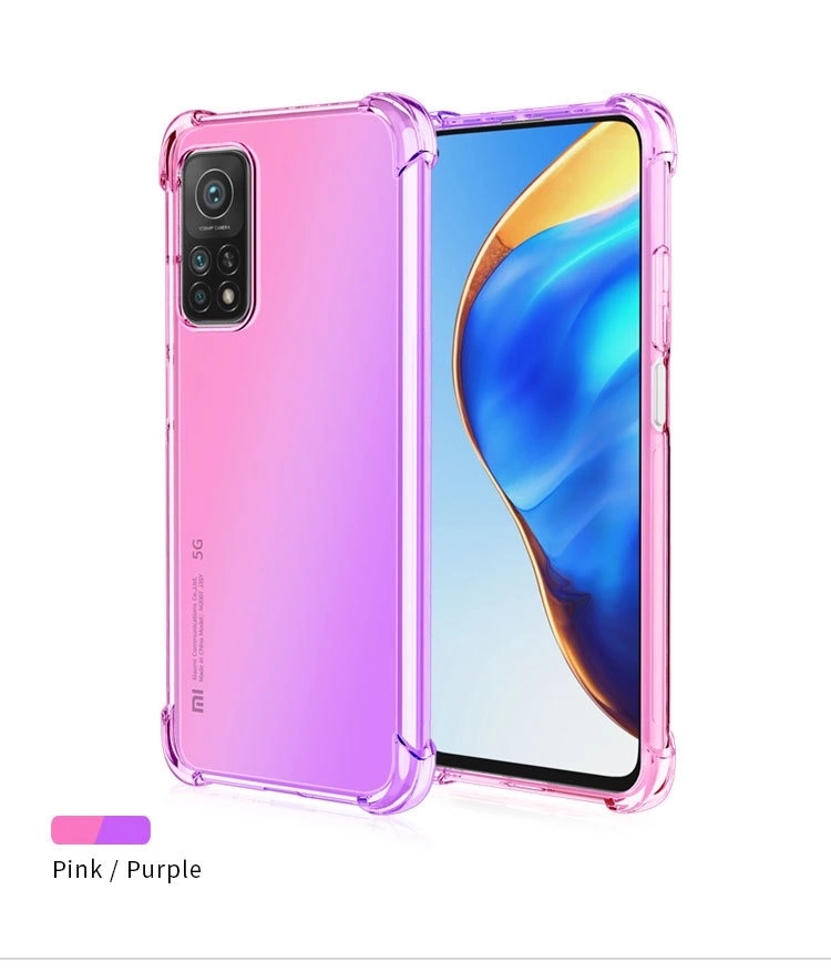 Bakeey-for-Xiaomi-Mi-10T10T-Pro-Case-Gradient-Color-with-Four-Corner-Airbags-Shockproof-Translucent--1758675-9